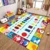 Alfombra Infantil de Dibujos Animados con Pista Alfombra de Sala de Estar Sofá de Sala de Estar Mesa de Café Felpudo Manta de Mesita de Noche de Dormitorio Fácil de Cuidar