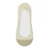 Calcetines de Seda de Hielo de Corte Bajo, Bordes Antideslizantes, Suela de Algodón Puro, Absorbentes del Sudor, Resistentes al Olor, Calcetines Invisibles de Verano para Mujer, Calcetines Antideslizantes de Silicona para Tacones Altos