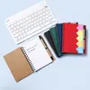 Bloc de Notas Triangular de Papel Kraft Transfronterizo Bloc de Notas Adhesivas Reutilizables Notas Adhesivas Publicitarias para Mensajes Desprendibles Set de Cuaderno de Espiral