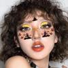 Nueva pegatina transfronteriza de dibujos animados para Halloween, cara pintada de alto sentido para niños, festival, actuación, maquillaje, tatuaje.