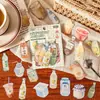 Paquete de Pegatinas Transfronterizas Zabc, Serie de Vida Diaria Pintada Suavemente, Pegatinas Decorativas de Material DIY con Tema de Vida Diaria, Incluye 20 Piezas