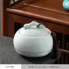 Tarro de Cerámica para Té Tarro Vacío Tarro Sellado Tamaño Grande Hogar Té Negro Té Verde Longjing Pu'er Tarro de Almacenamiento Tarro de Almacenamiento de Té a Prueba de Humedad