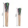 50 Palillos de Paraguas para Platos Fríos, Decoraciones para Repostería, Fiesta Hawaiana, Paraguas de Palmera, Palillos de Paraguas de Sandía, Palillos Desechables de Fruta para Manualidades