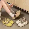 Zapatos de media pantufla cerrados estilo Birkenstock populares para mujer, para uso exterior en otoño, nuevo estilo 2026, con plataforma gruesa interior que aumenta la altura, Mary Janes planos para mujer