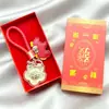 Llavero de Oro Puro 999, Llavero Flor de Dinero, Llavero para Teléfono, Colgante de Flor para Bolso, Regalo de Recuerdo, Regalo de Dibujos Animados
