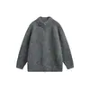Suéter casual de punto trenzado simple, nuevo, moderno, estilo retro japonés, Rumeng, para hombre, otoño, ajuste holgado, tejido versátil para pareja