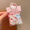 Novos Estilos de Elásticos de Cabelo Infantis, Doces Gatinhos de Desenho Animado Pequenos Elásticos para Meninas, Não Danificam o Cabelo, Cordas de Cabelo Anel de Toalha