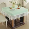 Funda para fogata mantel de piel de cordero impermeable a prueba de aceite a prueba de quemaduras sin lavado funda cuadrada para mesa calefactora de estufa eléctrica mesa de mahjong