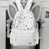 Mochilas Estilo Coreano para Meninas do Ensino Fundamental, Mochilas de Alto Valor Frescas e Casuais para Alunos do Ensino Médio, Mochilas Leves de Grande Capacidade