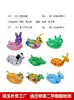 Fábrica Transfronteriza de Yiwu Asiento Inflable de Tiburón para Niños Anillo Inflable de Natación de Dibujos Animados Anillo Asiento para Niños Venta al por Mayor