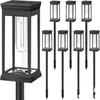 Luz de Jardim Solar, Modelo Atual à Prova d'Água para Exterior, Luz LED para Paisagismo de Jardim, Ip65 À Prova d'Água