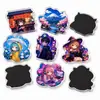 Imanes para Refrigerador de Acrílico Personalizados con Dibujos Animados de Anime Culturales y Creativos, Lugares Escénicos de Ciudades Bidimensionales, Souvenirs, Pegatinas Magnéticas Suaves Decorativas