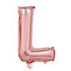 Balão Letra Pequena 16 polegadas Preto Ouro Rosa Decoração Sala de Casamento Letras Inglesas Finas Maiúsculas A~Z Balão de Filme de Alumínio