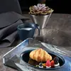 Moldes de Resina Epóxi de Cristal DIY Atacado de Fábrica para Uso Doméstico, Porta-copos, Pratos Retangulares, Moldes de Silicone
