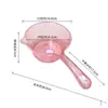AB-68 cucharón de agua transparente, cucharón de agua de plástico transparente para el hogar, cucharón de agua de plástico para baño y ducha infantil, cucharón de agua de cocina