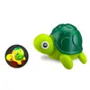 Lámpara de Agua Animal Popular Sensible al Tacto Transfronteriza Juguete para Baño Flotante Brillante de Tortuga Tiburón para Juego de Agua de Bebé