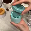 Molde de Gelo Cubo Squeeze em Formato de Cilindro Bandeja de Gelo Tipo Prensa para Geladeira Doméstica Caixa de Armazenamento de Gelo Copo de Gelo para Bebidas Cerveja