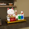 Adorno de Gato de la Suerte Beihanmei Regalo de Inauguración Modelo Nuevo 2026 Mano que Saluda Automáticamente Decoración de Mostrador de Tienda Caja Registradora