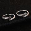 Diseño original Anillo de aro de plata de ley S925 pareja pareja de la pareja simple japonés y coreano anillo de Wukong aro dorado
