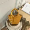 Elegante Bolso Cubo Tejido Xiaomi Personalidad Tendencia Nicho Bolso Cruzado Estilo Coreano Chic Para Viajar Cotidiano Bolso Canasta de Frutas