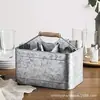 Cubo de Hielo Cuadrado Transfronterizo Cesta para Cuchillos y Tenedores de Hierro Galvanizado Barril para Palillos Barril para Vajilla Barril para Cuchillos y Tenedores Cesta tipo Bolsón Cubo de Hielo