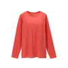 Tai Le Star Sports Ligera deportiva para correr colorblock manga larga 26 otoño nuevo exterior secado rápido cuello redondo camiseta top