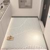 Felpudo para puerta de entrada, alfombra de entrada, felpudo para el hogar, antideslizante, para sala de estar, ligero, de lujo, avanzado, se puede cortar