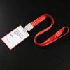 Permiso de trabajo de aleación de aluminio con cordón hebilla fácil de tirar colgante para insignia tarjeta de trabajo para el cuello juego de tarjetas de fábrica insignia retráctil hebilla fácil de tirar