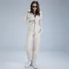 Nuevo Traje de Yoga para Mujer Sudadera con Cremallera Cárdigan de Terciopelo Plus Traje Deportivo Casual Ajustado Ropa de Fitness para Exteriores