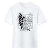 Atacando gigante camiseta anime bidimensional Allen soldado largo de tres piezas Lewell libre Ala algodón manga corta camiseta