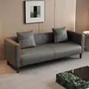 Sofá Pequeño para Apartamento Minimalista Nórdico Moderno Dormitorio Habitación de Alquiler Simple Influencer Doble Tres Personas Sala de Estar Sofá de Tela