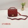 Cross-border Handbag New Arrival Diamond Small Square Bag All-match Crossbody Bag pu Women's Bag Shoulder Bag Women's Bag
