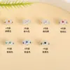 Color oro de 18 quilates que no se desvanece, espaciador de flor de cuatro pétalos con circonitas engastadas a mano, accesorios para pulseras y collares DIY