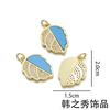 Collar de Estrella Arcoíris Colgante Turquesa Lindo Chapado en Oro Microincrustado Circonita Accesorios para Manualidades Joyería al por Mayor