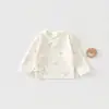 Ropa para Recién Nacidos, Algodón Puro de Otoño 0-3 Meses Ropa de Espalda Media, Tipo a Tops sin Huesos, Ropa para Bebé de Sala de Partos para Recién Nacidos