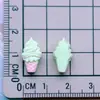 Mini Bambu Verde Chá de Leite Coqueiro Dinossauro DIY Cola de Creme Resina Patch Tartaruga Polvo Acessórios de Joias