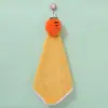 Toalla de mano suave absorbente linda caricatura toalla colgante secado rápido para secar manos tipo colgante baño toalla de mano cocina