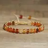 Pulsera de Cordón Color Piedra Nuevo Emperador Transfronteriza Estilo Retro Color Piedra Semipreciosa Pulsera Hecha a Mano de Cuentas
