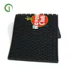 Fabricación de fábrica de alfombrilla de silicona para barra aislante de alta temperatura posavasos alfombrilla rectangular creativa para barra