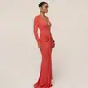 Nueva Colección de Ropa para Mujer de Amazon: Estilo de Calle, Vestido Bodycon Sexy de Escote Bajo, Elegante y a la Moda Vestido Largo sin Espalda con Lazos