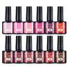 Uña Roja Pegamento para Uñas Gel de Color Pegamento para Uñas Pegamento de Fototerapia Zhenghong Nuevo Pegamento para Uñas Exclusivo Transfronterizo
