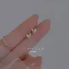 Aretes de Perla en Forma de Corazón 2023 Nuevos Pendientes de Diseño de Nicho de Moda para Mujer Otoño Clásicos Versátiles Pendientes Regalo para Novia