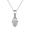 Colección de Collares Universales de Plata S925 Más Vendidos, Cadena para Clavícula de Alto Grado Estilo Coreano Completamente Incrustada con Diamantes, Venta al por Mayor para Transmisiones en Vivo