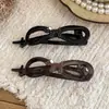 Presilha Twist Fofa de Cachorrinho Coreana para Mulheres 2025 Nova Presilha de Cabelo de Alta Qualidade na Parte de Trás da Cabeça, Elegante Presilha de Cabelo e Acessórios de Cabelo