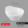 Melamina Imitación Porcelana Blanca Tazón Pequeño Comida Rápida Tazón para Sopa Plástico Tazón para Arroz Restaurante Comercial Juego de Mesa Tazones y Platos Cubiertos Mayoreo
