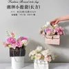 Bolsa de Tote Personalizada para Empaque de Flores de Marca de Moda de Exportación, Bolsita de Regalo, Caja de Regalo, Ramo Creativo
