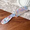 Peine Portátil, Peine Exquisito de Nicho Grande con Dientes Anchos, Peine Pequeño para Cabello Corto, Peine de Acetato, Mini Peine