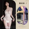 Conjunto de Lencería Erotica Xi Sexy Encaje Puro Deseo Uniforme Tentación para Mujer Pecho Pequeño Perla Tres Piezas Talla Grande Erótico
