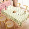 Mantel de Dibujos Animados Impermeable y a Prueba de Aceite, No Lavable, Nuevo Modelo 2026, Lujo Ligero, Atmósfera de Alta Gama, Mantel Protector Rectangular para Mesa de Café