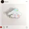 Clip de PP Acrílico Transparente de Doble Cara Borde Transparente Anime Dibujos Animados Estrella Tarjeta Lindo Sanrio Clip Pequeño de Regalo